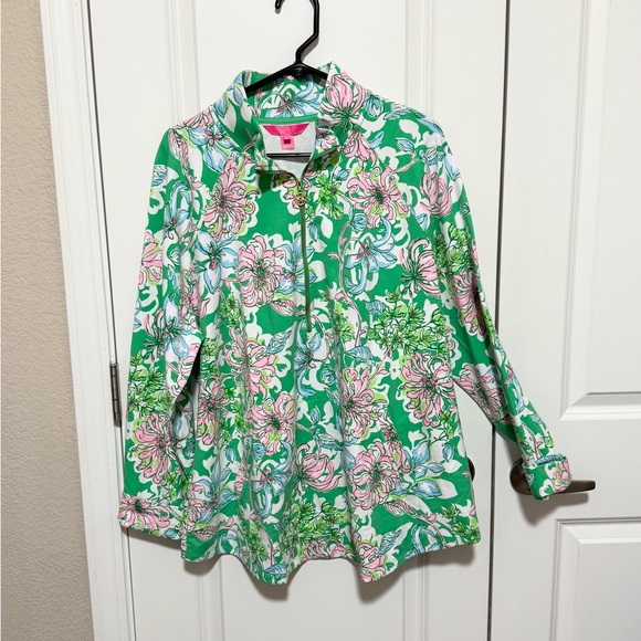 Lilly Pulitzer Tops - Lilly Pulitzer Popover multi secret escape skipper XXL